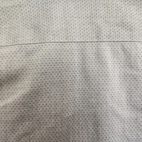 M24 Calvin Klein gray stretch micro-pattern slim wrinkle free long sleeve shirt - Picture 7 of 9